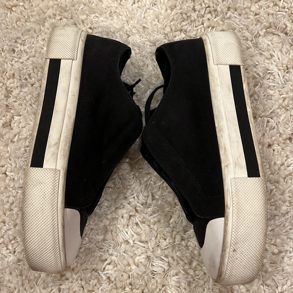 ALEXANDER MCQUEEN Canvas Sneakers leather tongue size 38 (women’s 8) - Picture 9 of 10